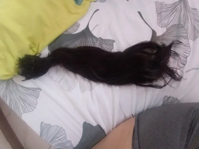 Cabelo já confeccionado em ótimo estado 