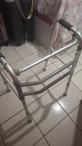 Andador Alumínio Fixo Móvel Dobrável D10 Pop 100 Kg Dellamed<br>