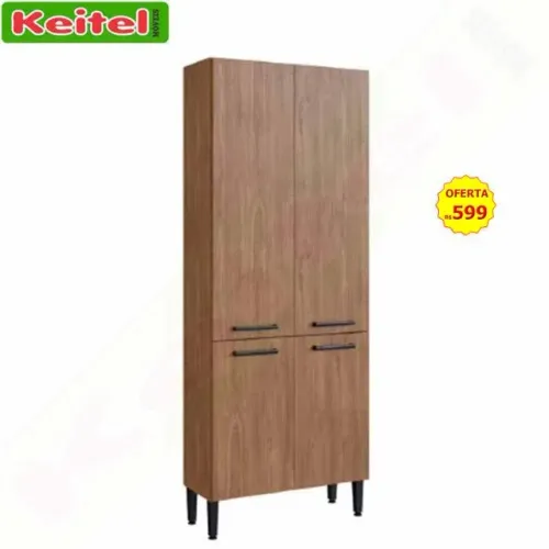 Paneleiro Duplo 4 portas Giovana Freijó / Preto