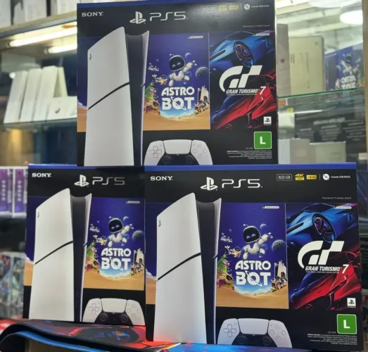 Ps5 Slim sem leitor com 2 jogos!!