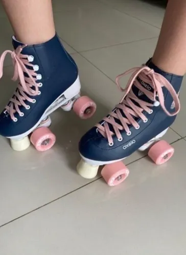 Patins Oxelo Quad 100 Infantil 4 RodasTam 32