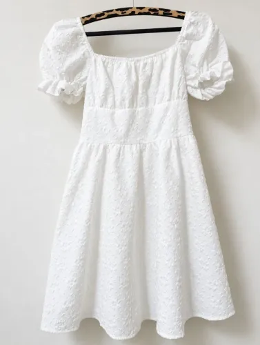 Vestido SHEIN Original Branco Tam. P - Nunca Usado