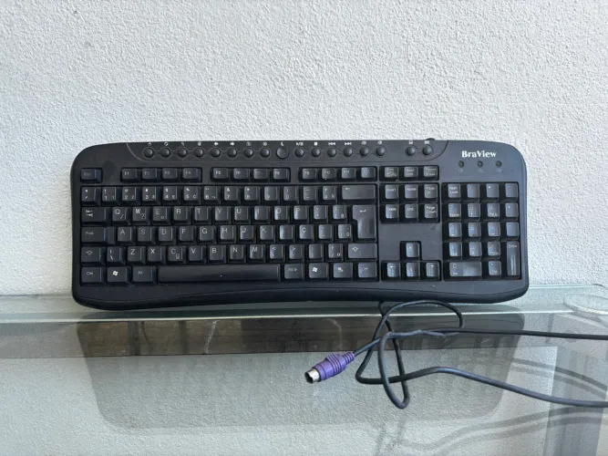 Teclado Multimídia Usb Bulk Multilaser - Tc150 Cor de teclado Preto