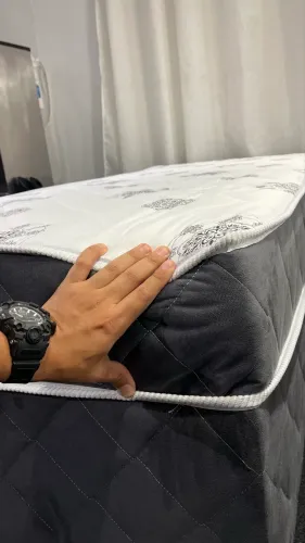 Cama Box Casal Conjugado D28 Mola Ensacada Premium Ortobello