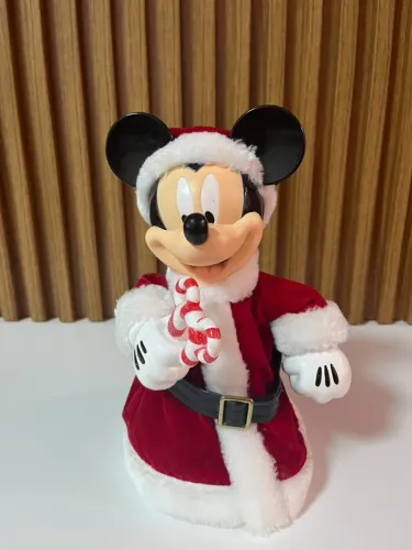 Enfeite Topo de Árvore de Natal Disney Mickey Papai Noel Original - Leia o Anuncio