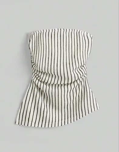 Tube top listrado