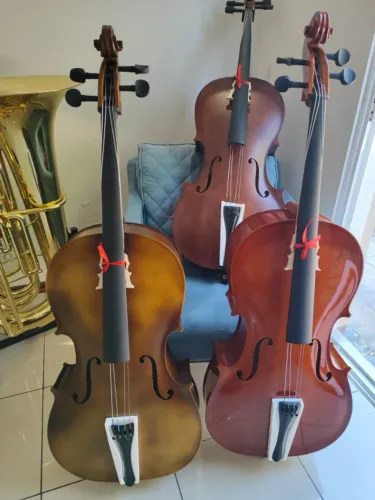 Violoncelo 4/4 Jahnke NOVO em Até 12x Sem juros no Cartão