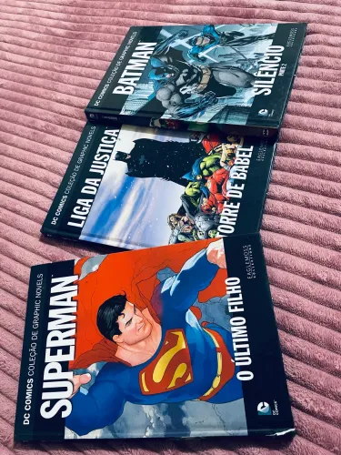 Livros BATMAN, LIGA DA JUSTIÇA, SUPERMAN