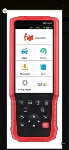 Scanner Automotivo Profissional Launch X431 Crp429c