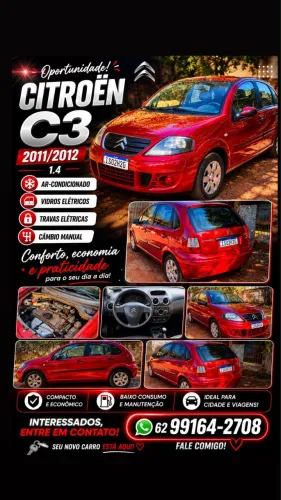Citroen C3 GLX 1.4/ GLX Sonora 1.4 Flex 8V 5P 2012
