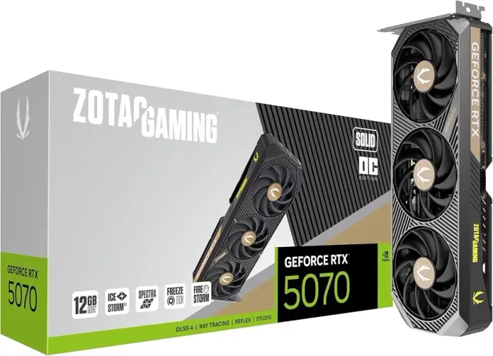 Rtx 5070 12gb triple fan Zotac