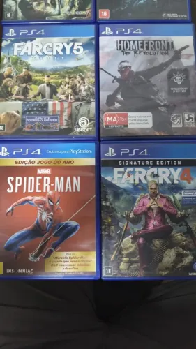 Lote 6 jogos PS4 envio pro brasil todo via olxpay