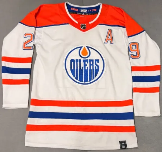 CAMISA DO EDMONTON OILERS DE HOCKEY NHL REVERSE 79 2020/21 - ORIGINAL