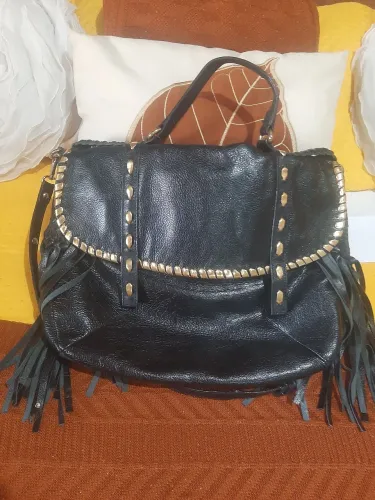Bolsa couro arezzo