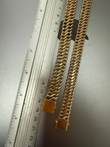 Pulseira Lacraia de ouro 18k procedência garantia eterna