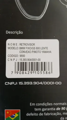 Retrovisor modelo bmw para motos yamaha!