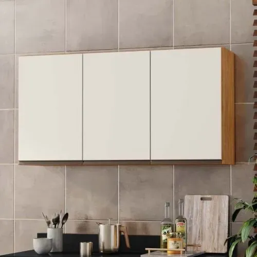 Armário De Cozinha Aéreo 3 Portas 1.20m l98