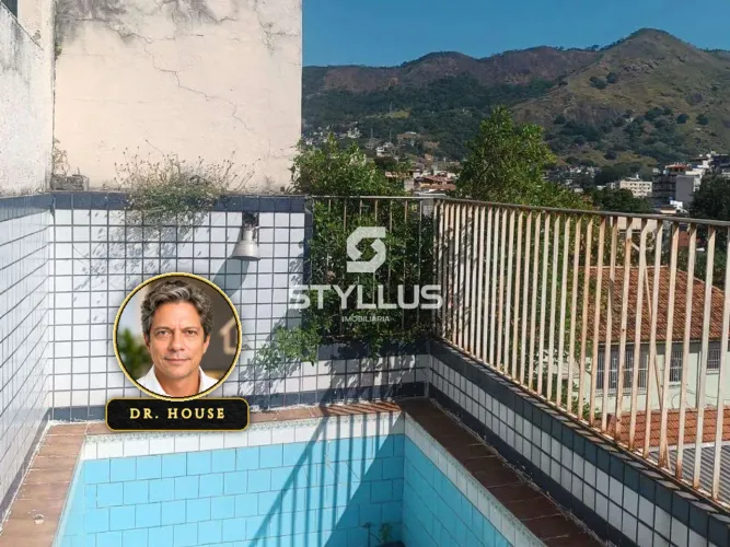 Casa de Vila Espaçosa com Piscina e 3 Quartos em Engenho de Dentro! M29H