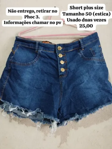 Short Jeans Plus Size