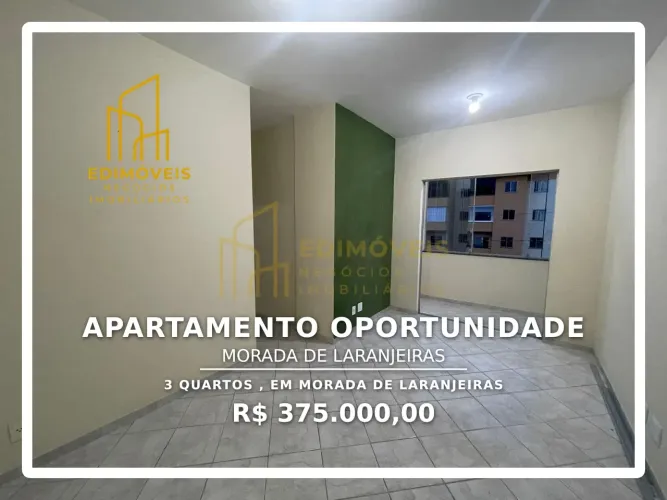 Linda vista do seu novo apartamento em Morada de Laranjeiras!