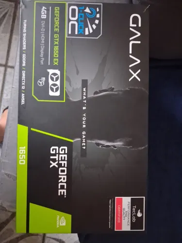 Placa de Vídeo GTX 1650 Galax 4GB Gddr6 - Perfeito Estado