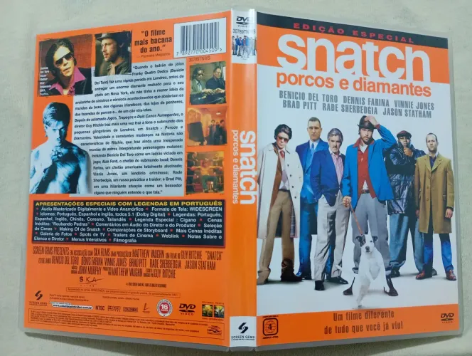 DVD SNATATCH PORCOS E DIAMANTES 