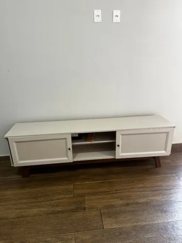 RACK SALA OFF WHITE 1,82 X 0,40