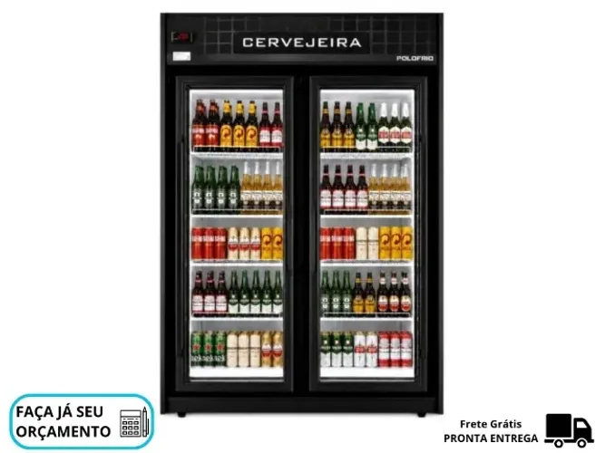 Cervejeira 2 Portas com LED Polo Frio 220V