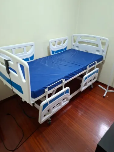 CAMA HOSPITALAR + COLCHÃO PNEUMÁTICO ANTI-ESCARAS