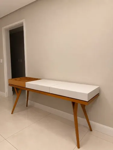 Aparador SIER 1,80m - Laca Off-White e Madeira Maciça