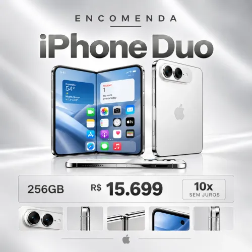 iPhone Duo 256GB - Em até 10x Sem Juros