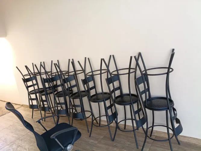 Banquetas ferro 