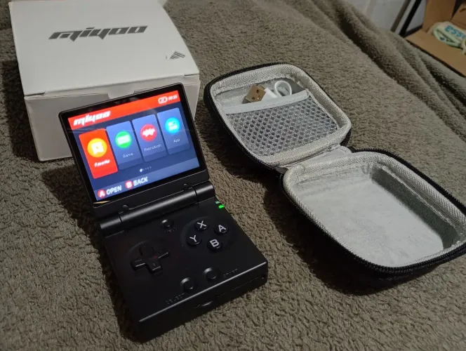 Video Game Miyoo Mini Flip Preto Novo