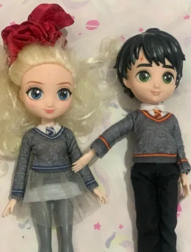 Boneco Harry Porter e luna