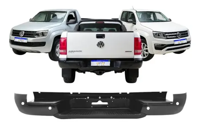 Parachoque Traseiro Volkswagen Amarok 2010 2011 2013 A 2024