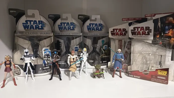Lote Clone Wars Hasbro Anakin Captain Rex Cad Bane Ahsoka