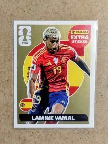 Figurinha Legend Yamal Ouro Gold Copa do Mundo FIFA 2026 Extra Sticker