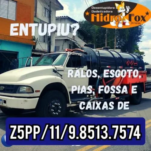 Desentupidora orçamento sem compromisso 