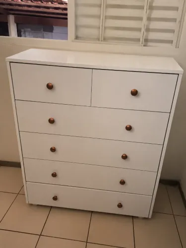 Cômoda de 6 gavetas