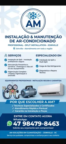 INSTALAÇÃO AR CONDICIONADO JOINVILLE