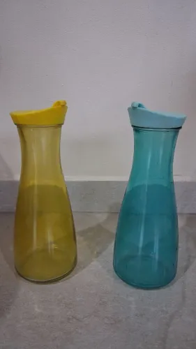 Jarras de Vidro com tampa