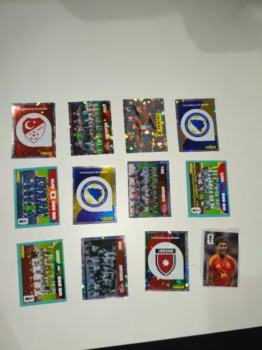 Figurinhas da copa 2026 / cada figurinha tem um valor específico