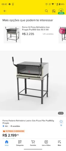 Forno para Pizzaria.