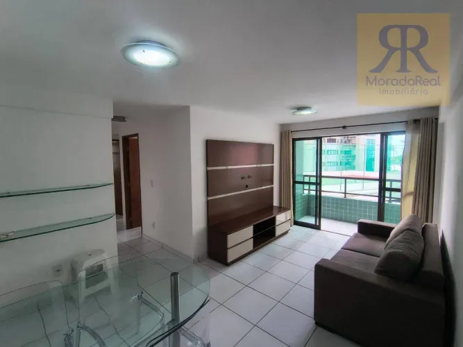 Apartamento com 3 quartos mobiliado para alugar, 86 m² por R$ 5.300/mês - Boa Viagem - Rec