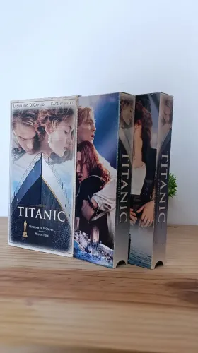 Titanic fita dupla VHS - Relíquia de Colecionador (Dublado)