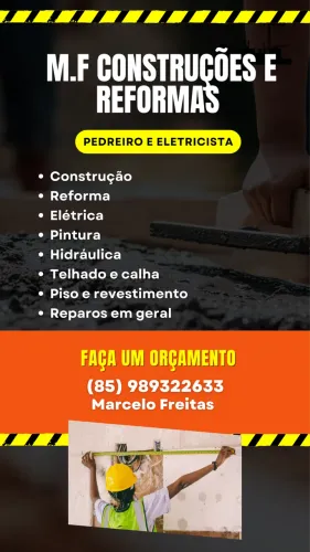 PEDREIRO E ELETRICISTA