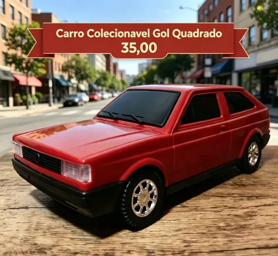 CARRO GOL QUADRADO COLECIONAVEL