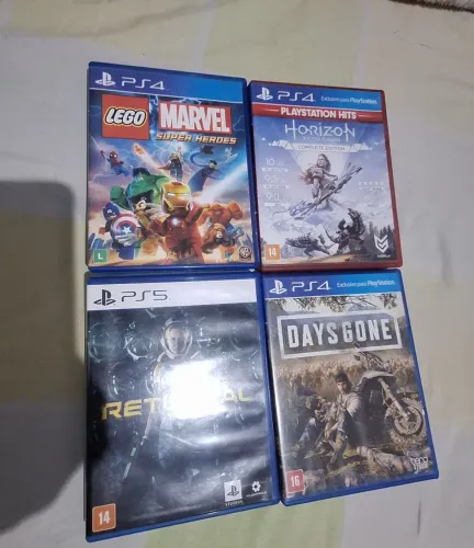 Jogos PS4 impecáveis PS5 V/T
