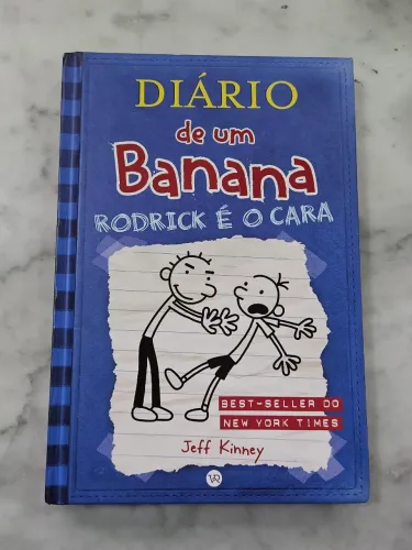 Livro capa dura Diário de um Banana 2: Rodrick é o Cara.