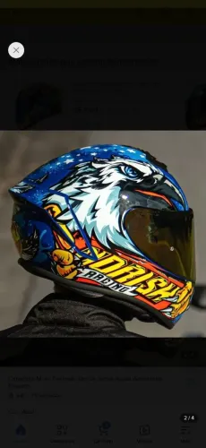 Capacete Norisk Supra Aguila Azul